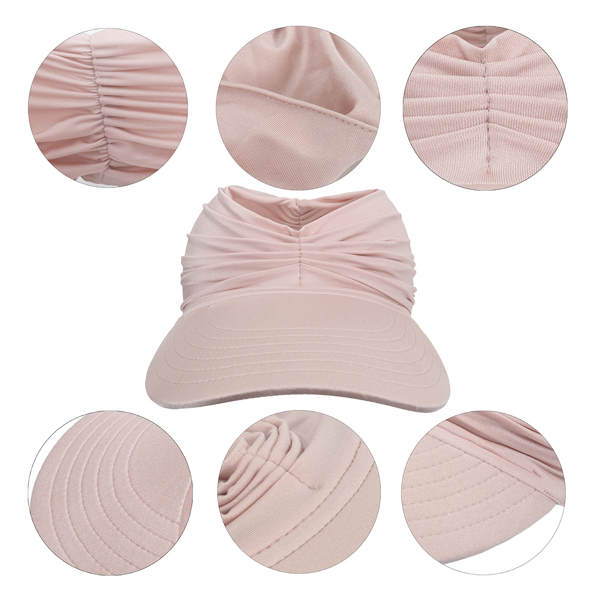 Womens Sun Visor Wide Brim Beach Hats 4