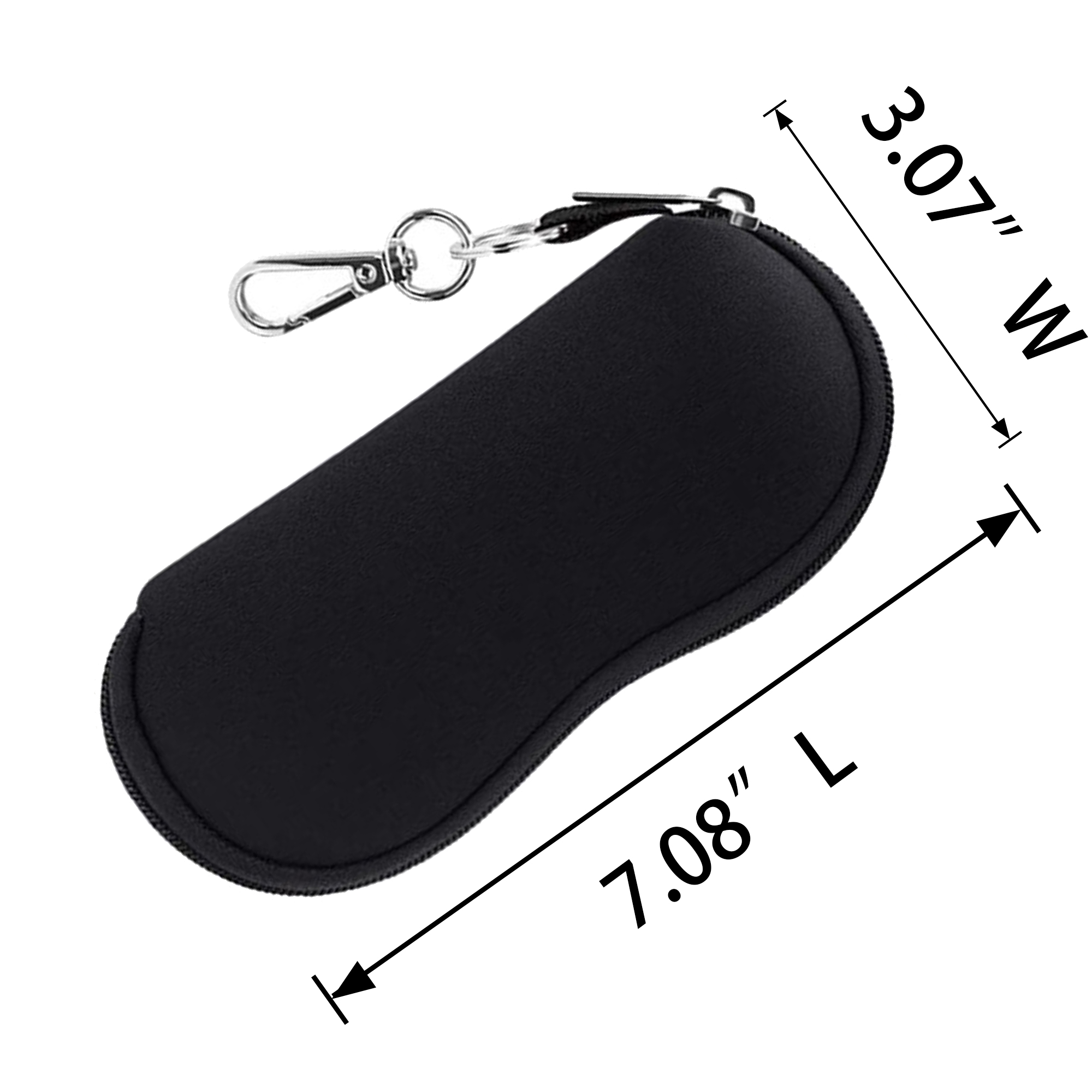 Neoprene Sunglasses Soft Case Zipper Eyeglasses Box 3