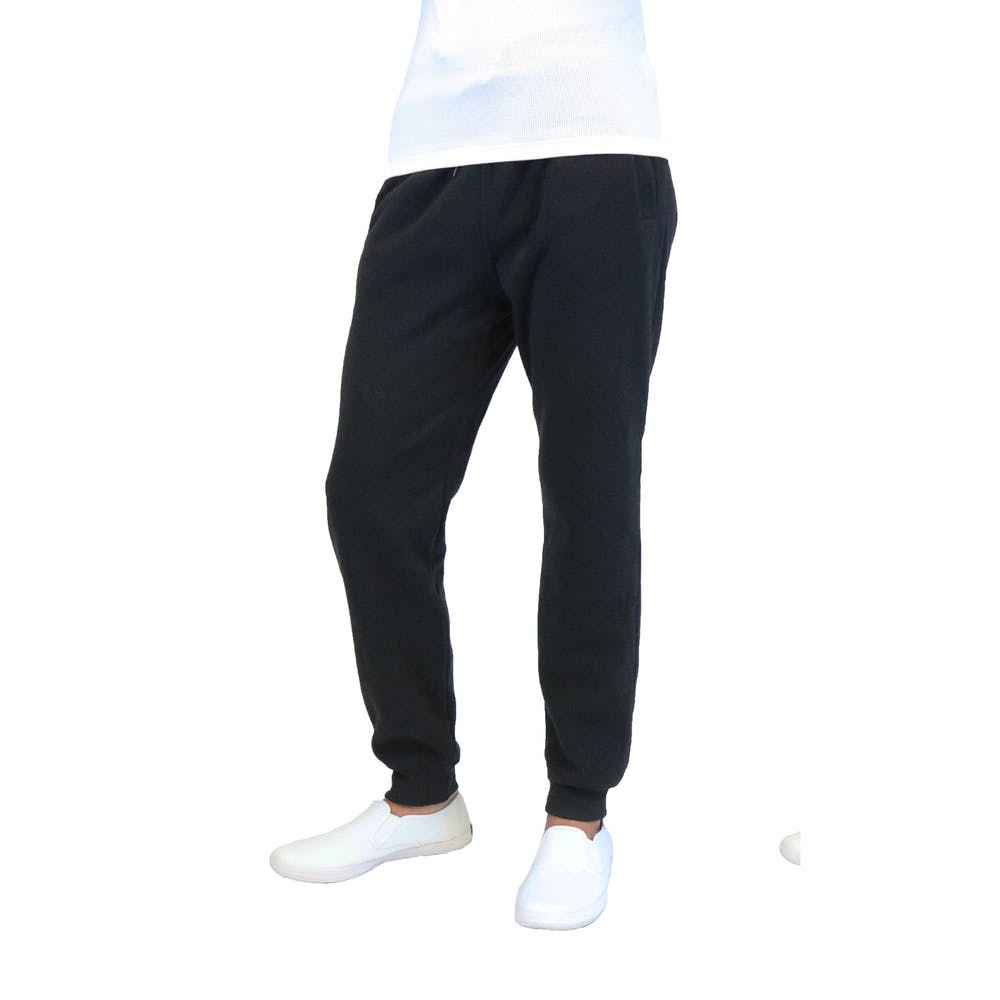 Men's Heavyweight Joggers - S-2X Black Fleece 2