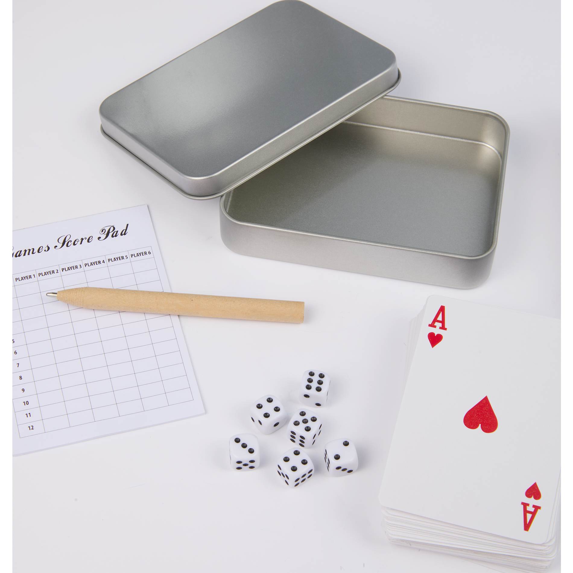 Playing Cards & Dice Game Set 56