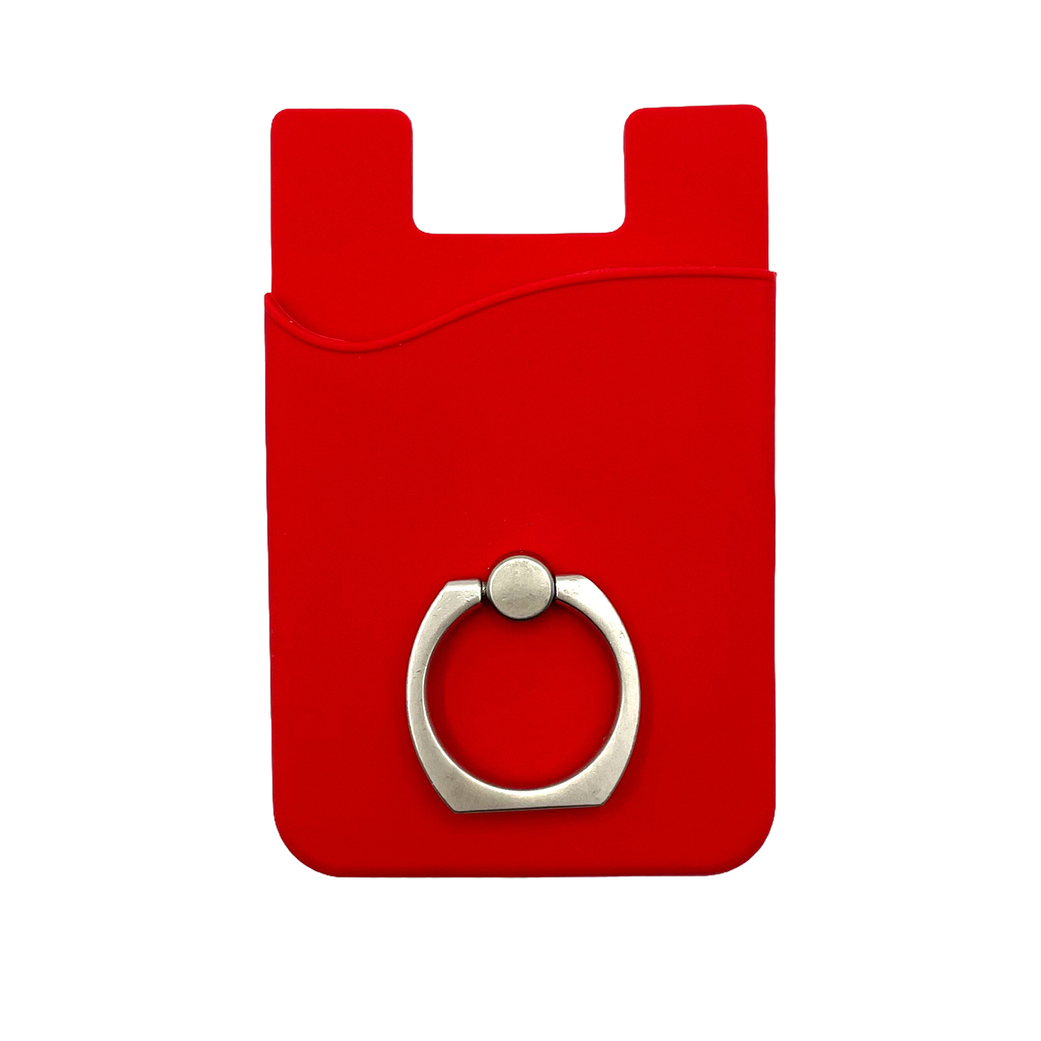 Silicone Card Holder with 360° Rotating Metal Ring 2
