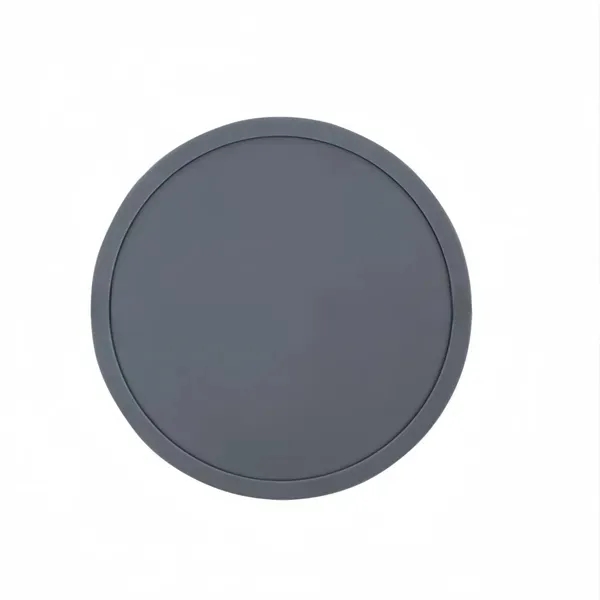 Round Silicone Coaster Set - 4-inch Diameter 4