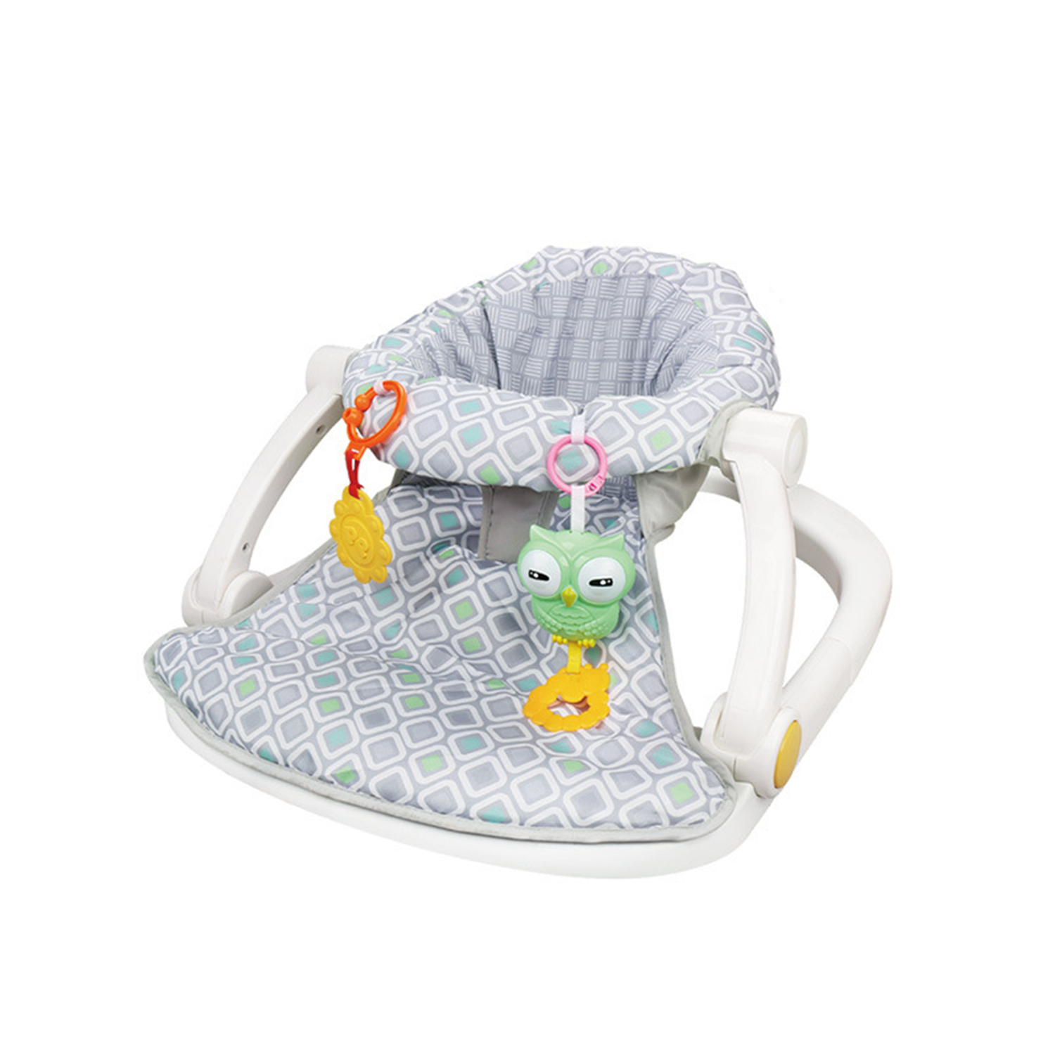 Safety Soft Cute Folding Animal Baby Bouncer Chair 7