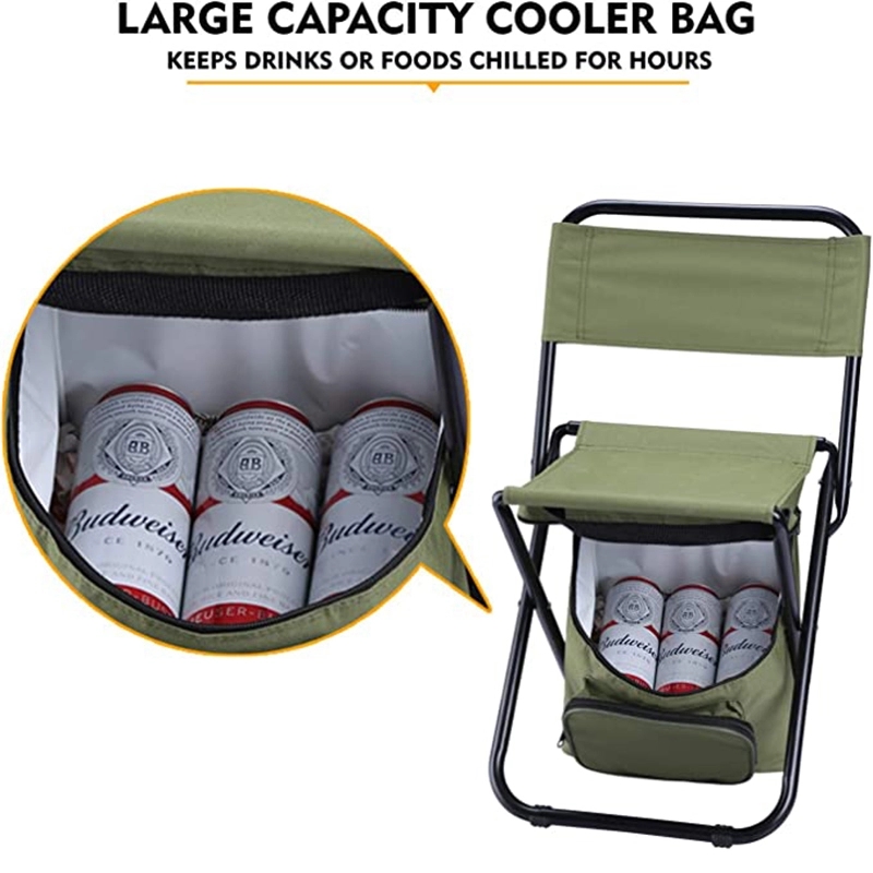 Fishing Cooler Bag Foldable Camping Chairs 4