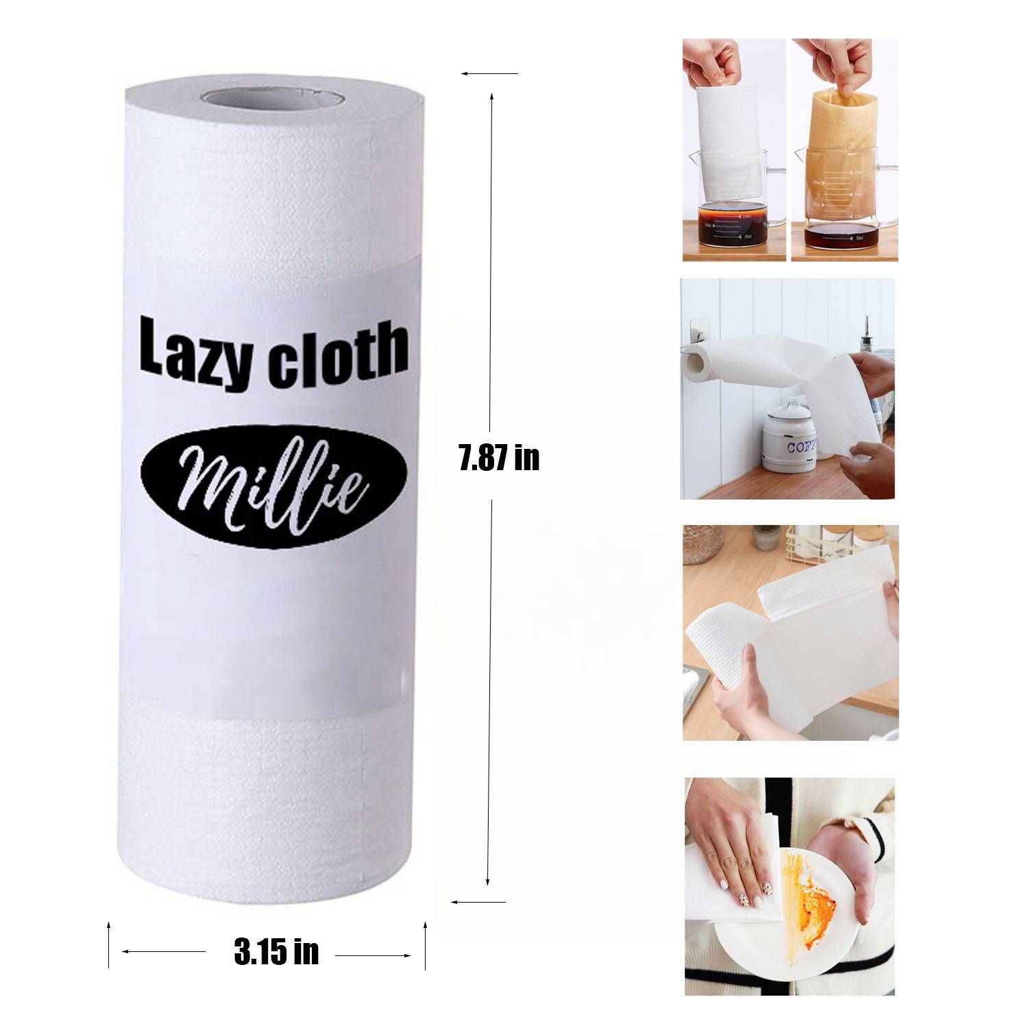 200pcs Multi-Purpose Kitchen Towels Lazy cloth Save Costs 8