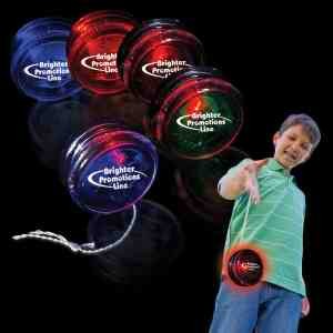 Clear Flash Ball with Bright Blue LED Glow Lights