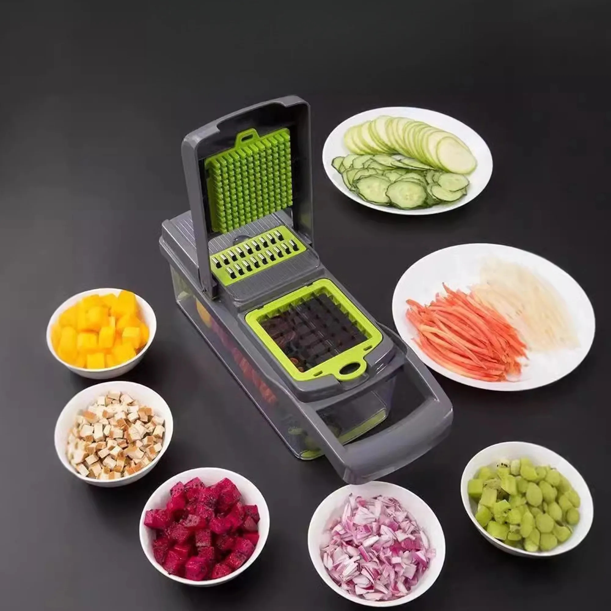 16-piece Set Mandoline Slicer Vegetable Chopper 4