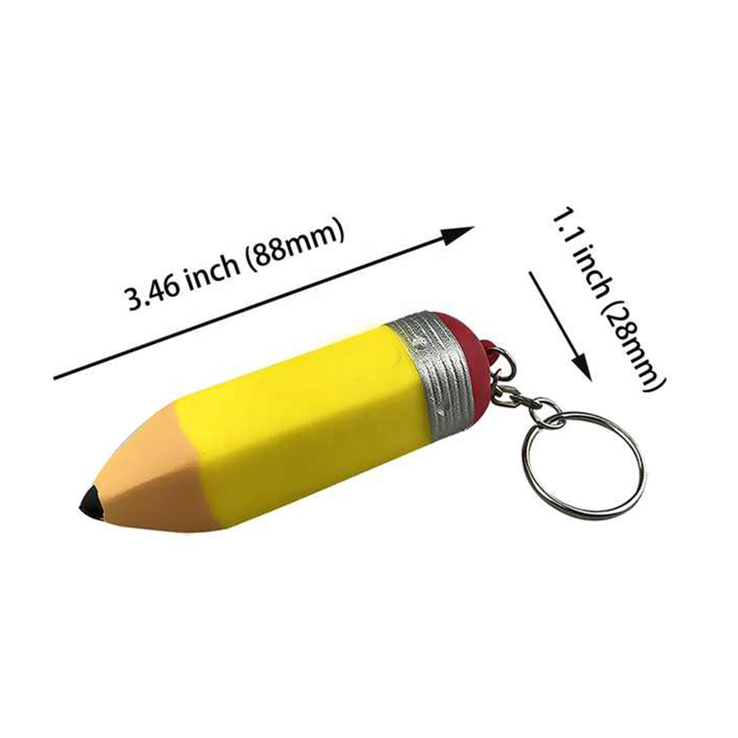 PU Foam Pencil Stress Reliever Keychain Toys 7