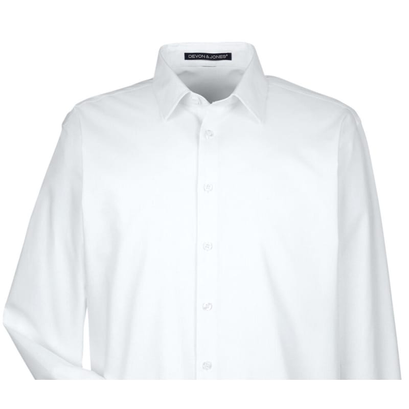 Devon & Jones Men's Crown Woven Collection™ Royal Dobby Shirt 13