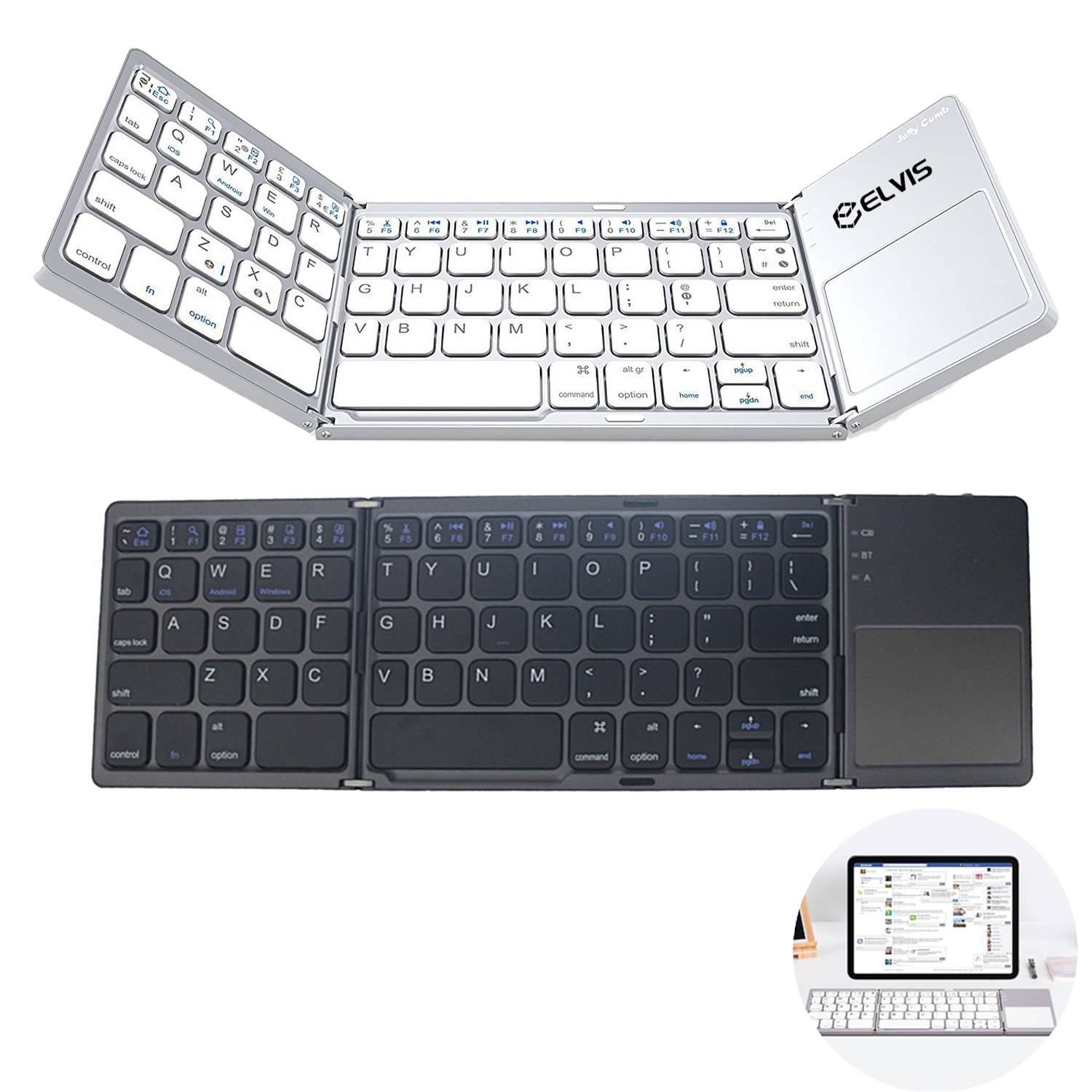 Foldable Bluetooth Keyboard 5