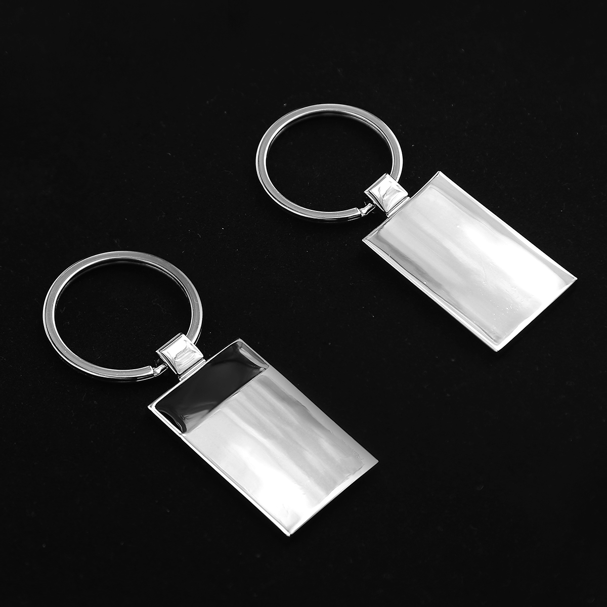 Concord Rectangular Metal Key Chain 1