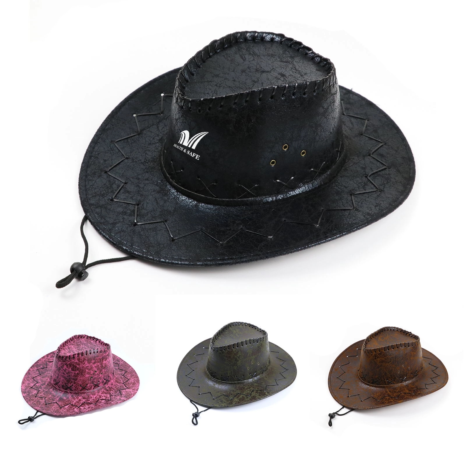 Felt Cowboy Hat With Draswtring 1