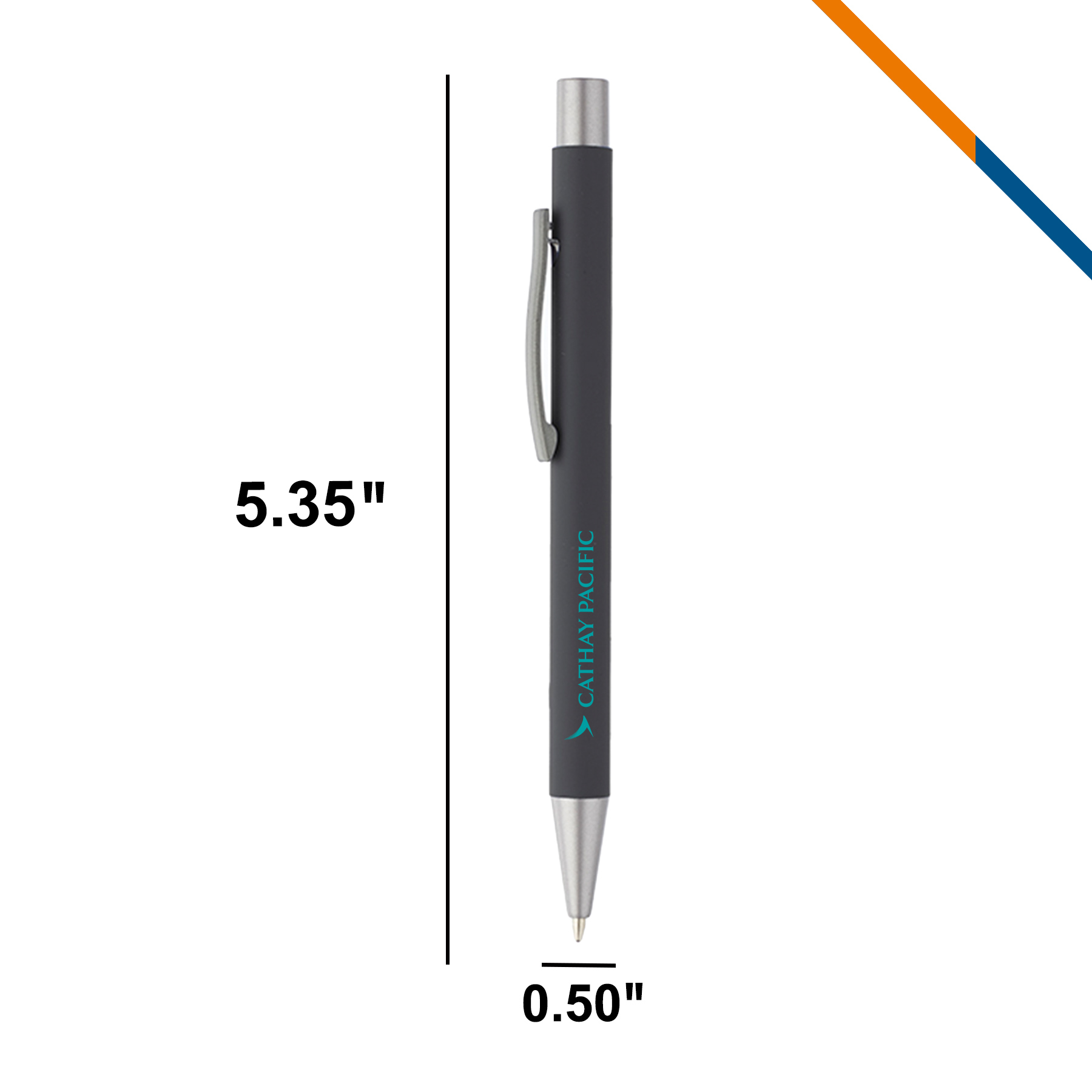 Flux Rubber Coated Metal Ballpoint Pens 5