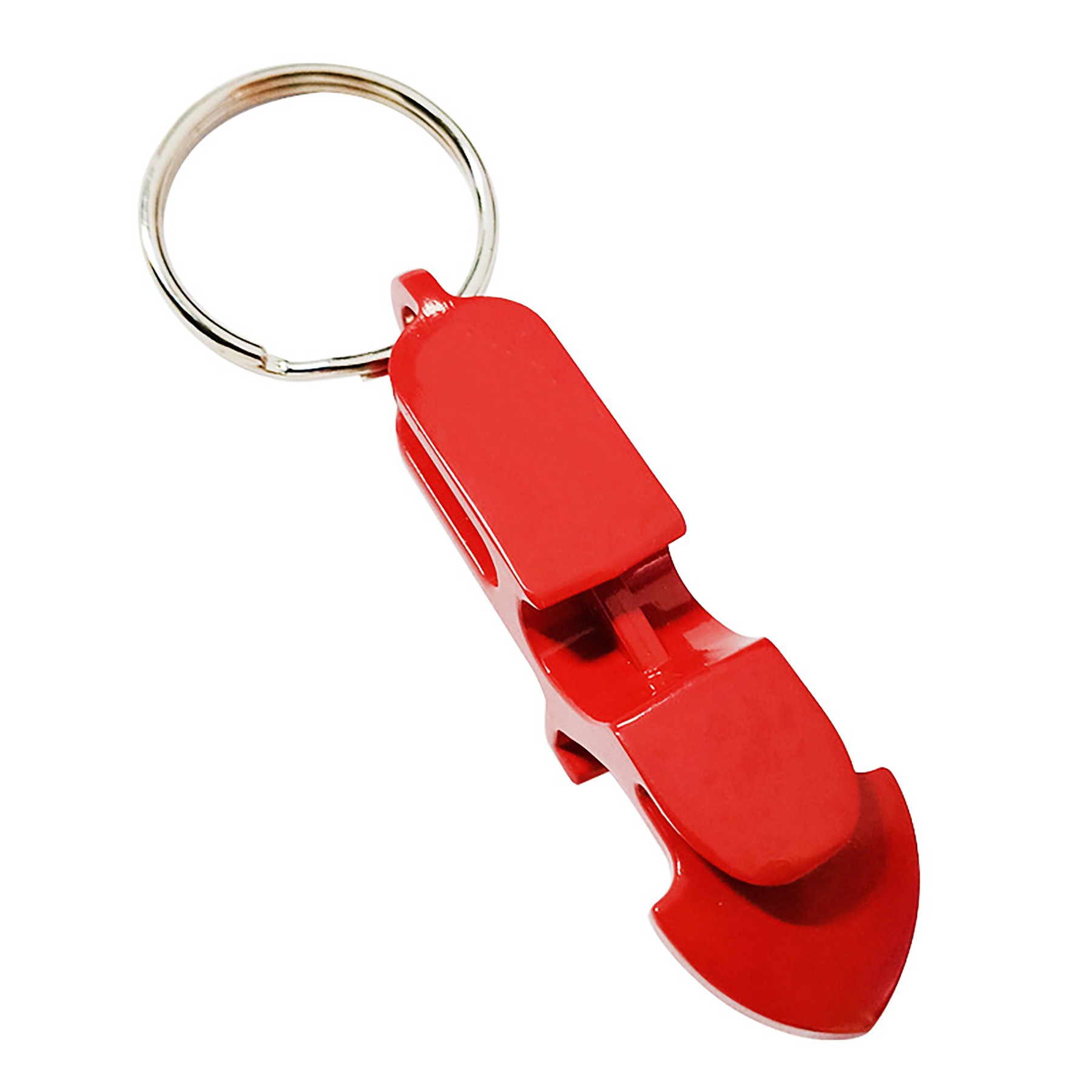 Dual Purpose Aluminum Bottle Opener Keychain 3