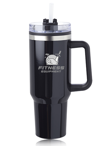 40 oz. Hugo Plastic Interior Stainless Steel Travel Mugs 2