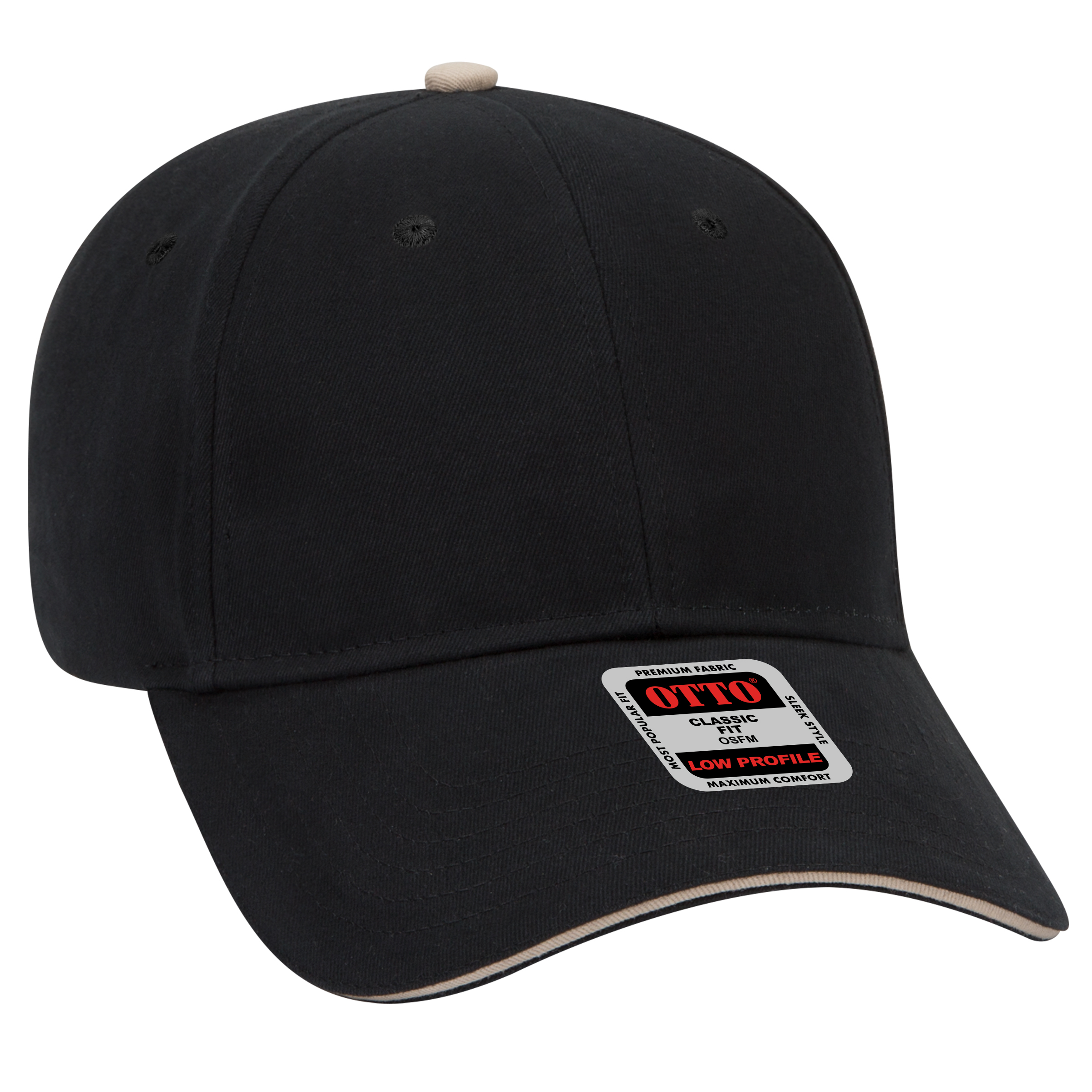 OTTO CAP® 6 Panel Low Profile Baseball Cap 14