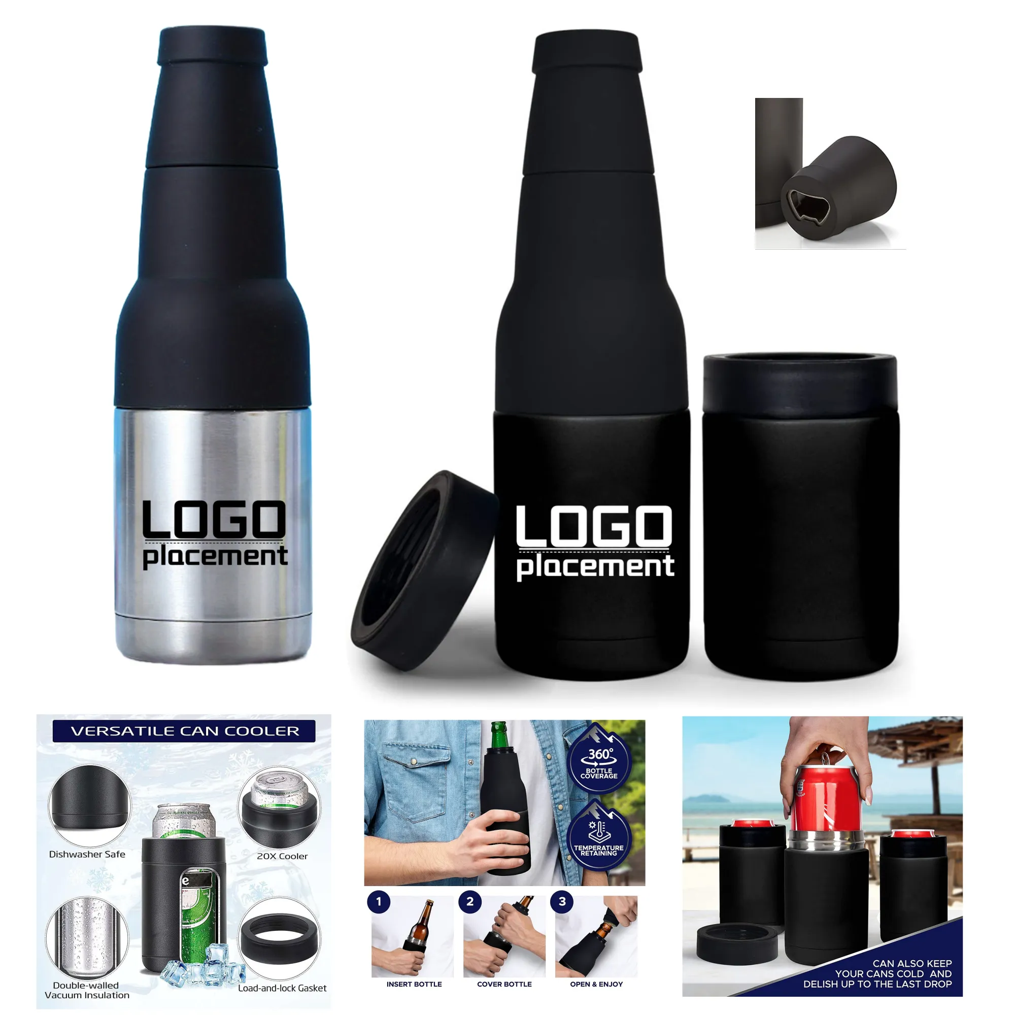 Double - Wall Vacuum 304 Stainless Steel Beer Cooler