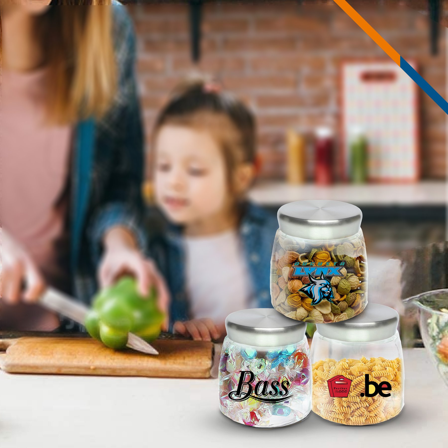 Donna Glass Candy Jars 10