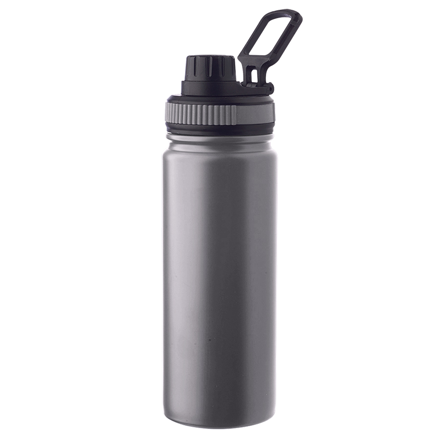 Stainless Steel Water Bottle with Handle - Single Wall, 23 4