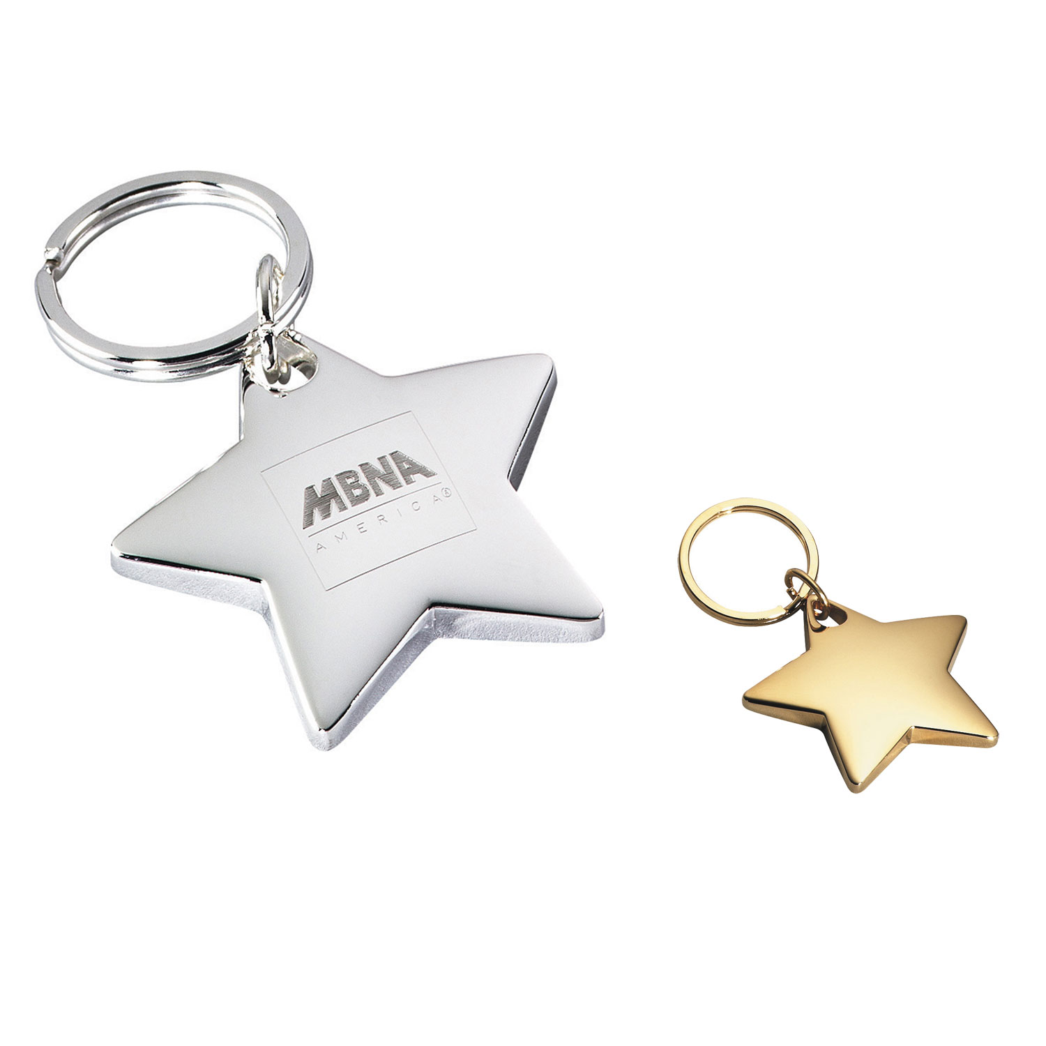 Metal Star Key Ring 2