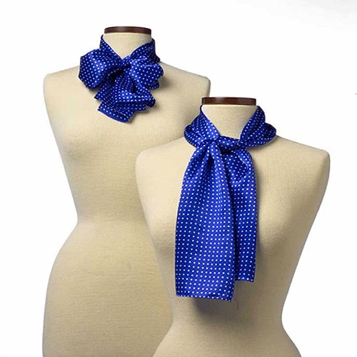 Royal Blue Newport Silk Scarf - 8"x45" 2