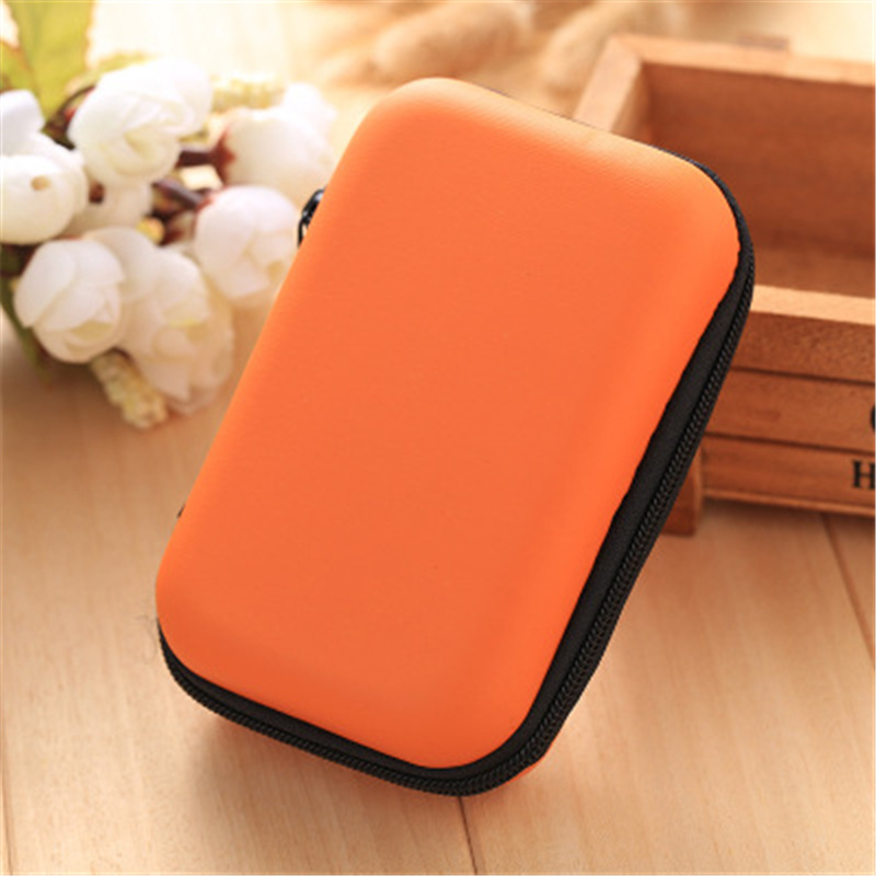 Portable PU Rectangle Earphone Organizer 6