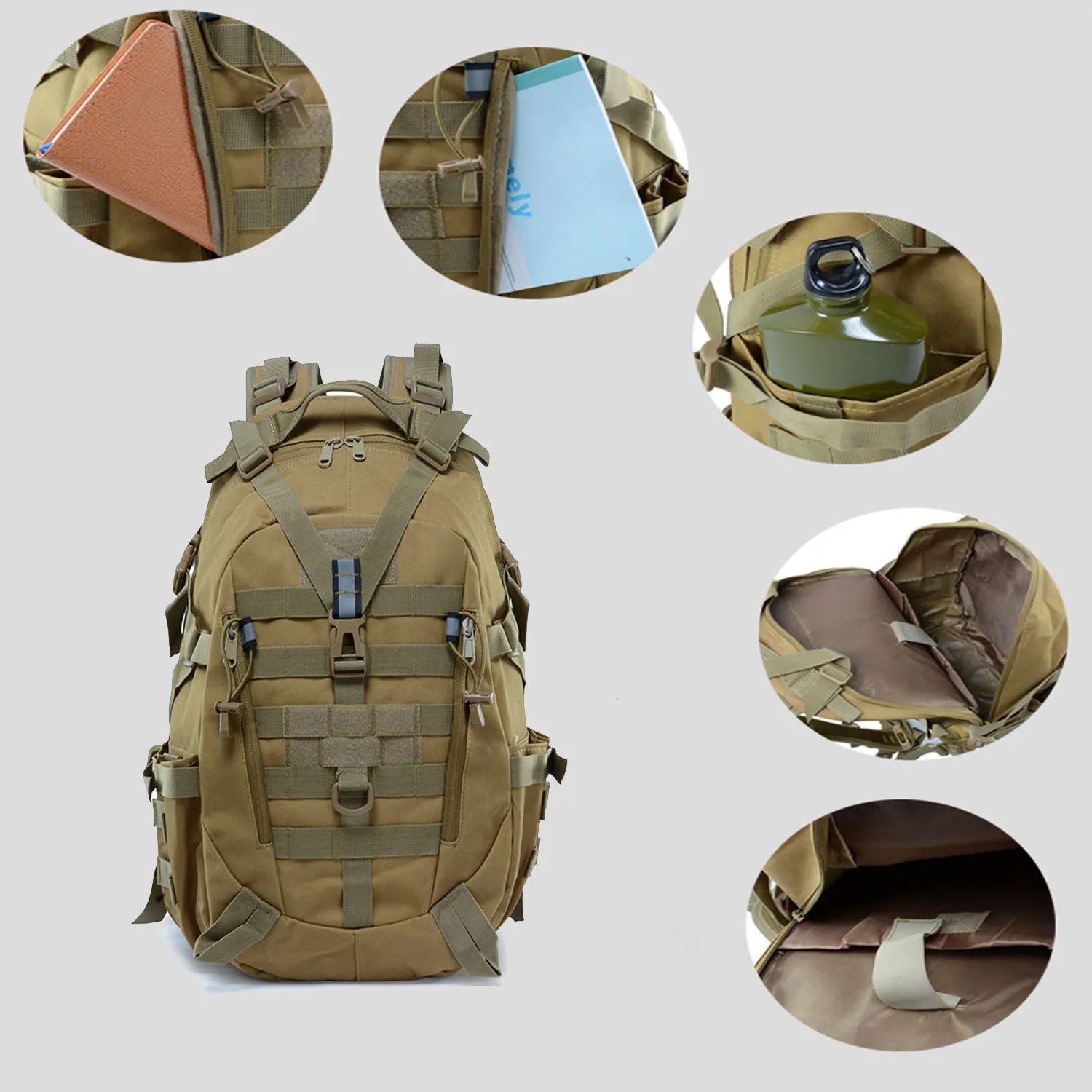 Hiking Biking Camouflage Tactical Backpack 4