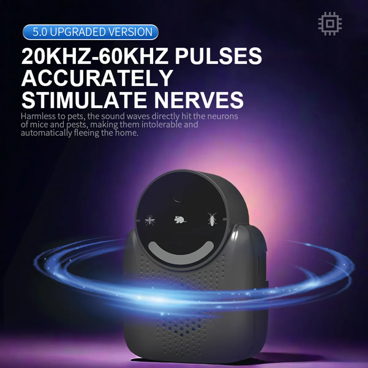 USB Ultrasonic Pest Repeller With Multi-Mode 5