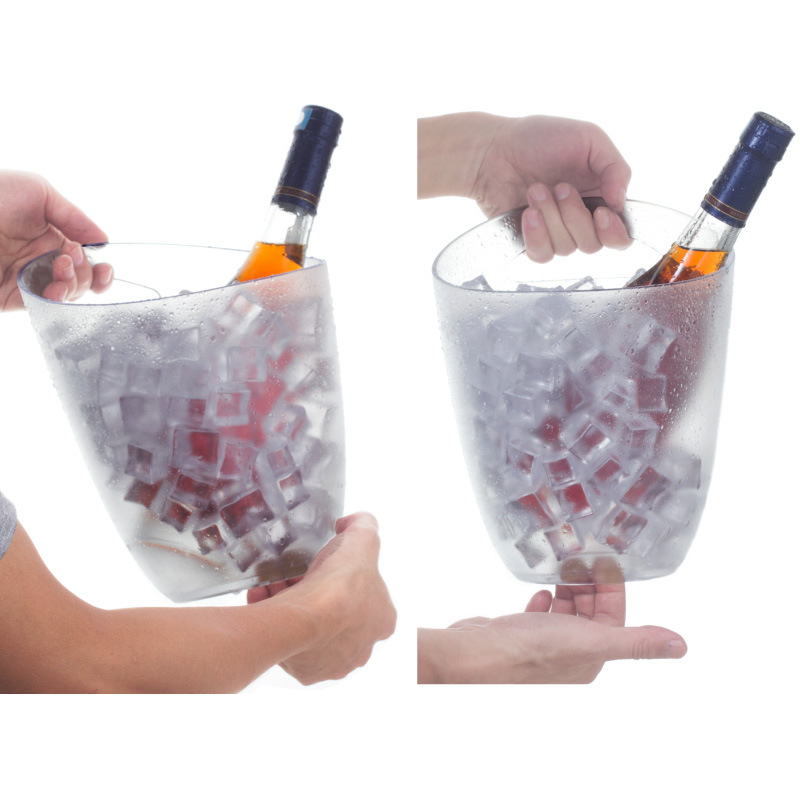 3-Liter Ice Bucket with Handles Wine Bucket 3