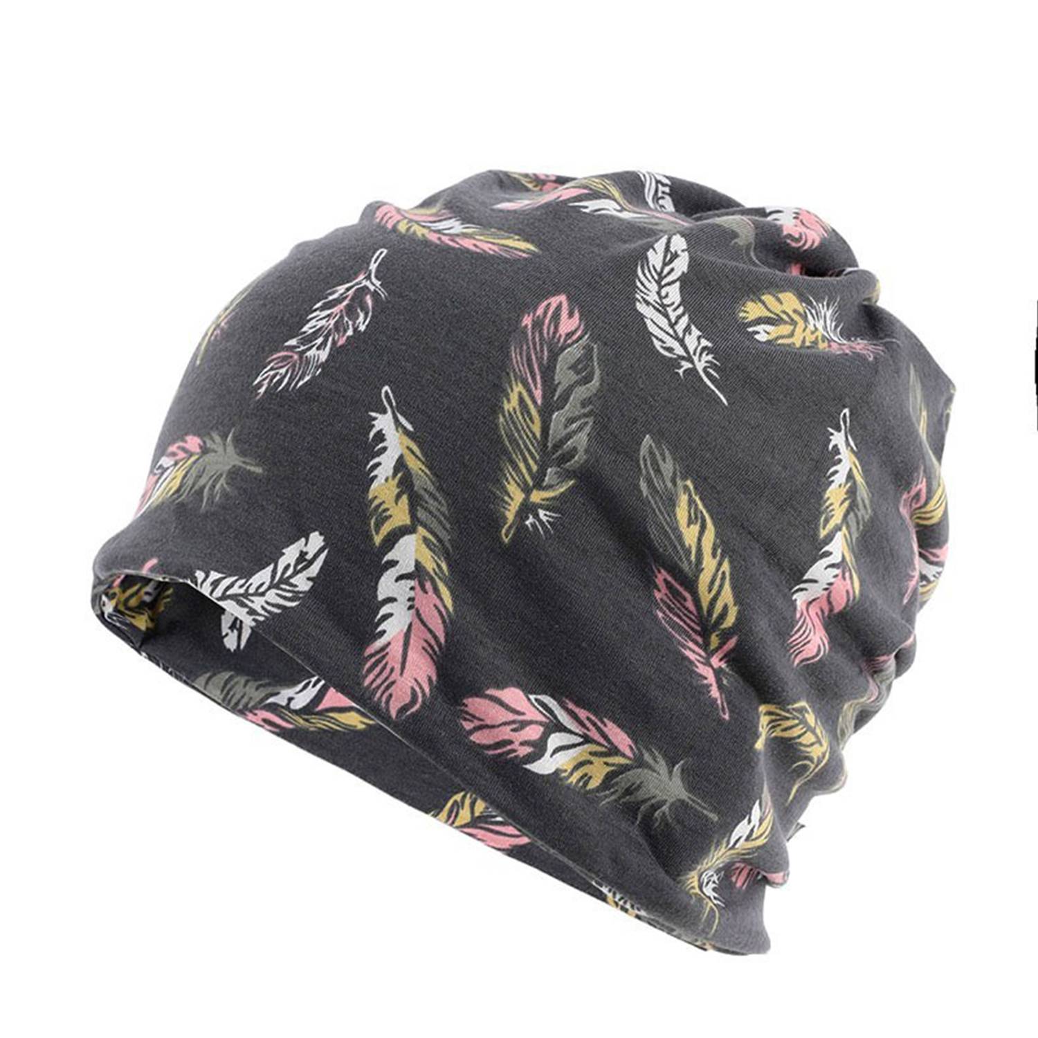 Women's Soft Stylish Acrylic Caps w/ Floral Print 5