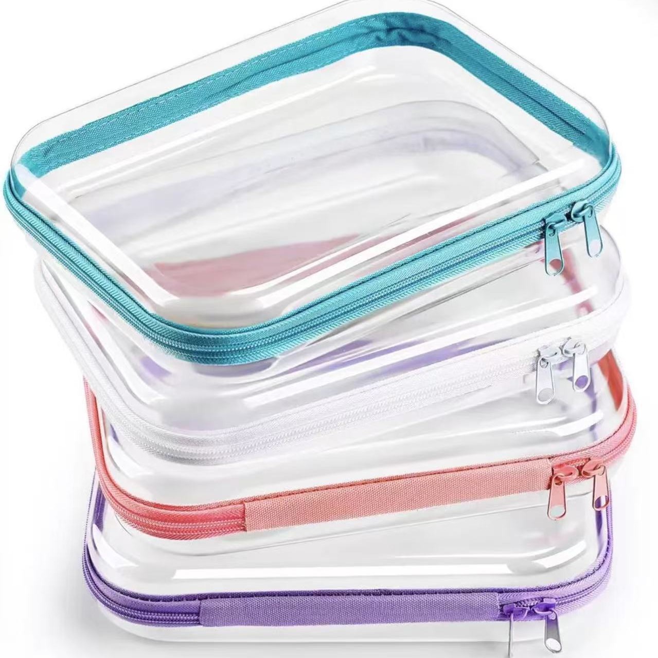 Customized transparent waterproof makeup bag 3