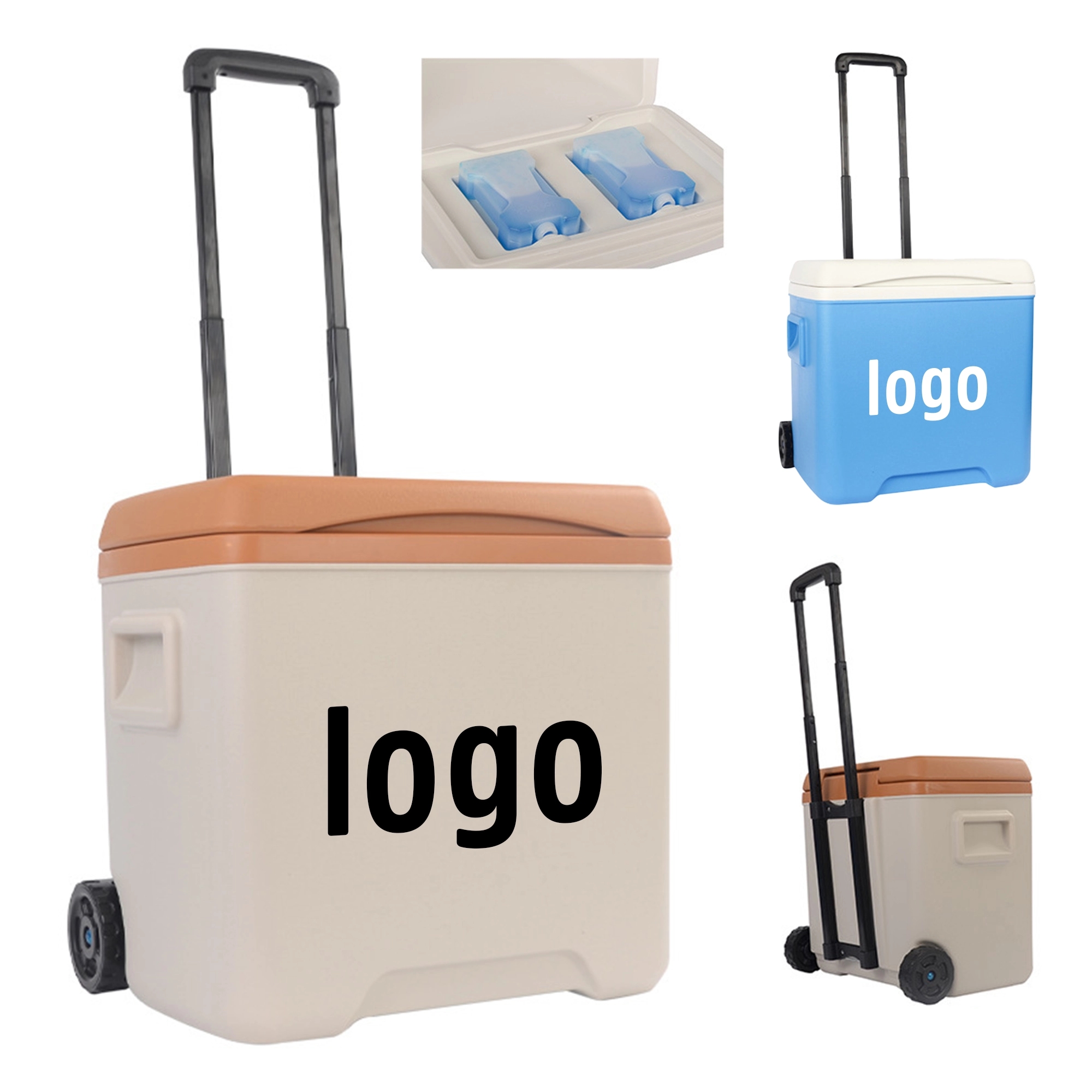 32-Quart Wheeled Hard Cooler 3