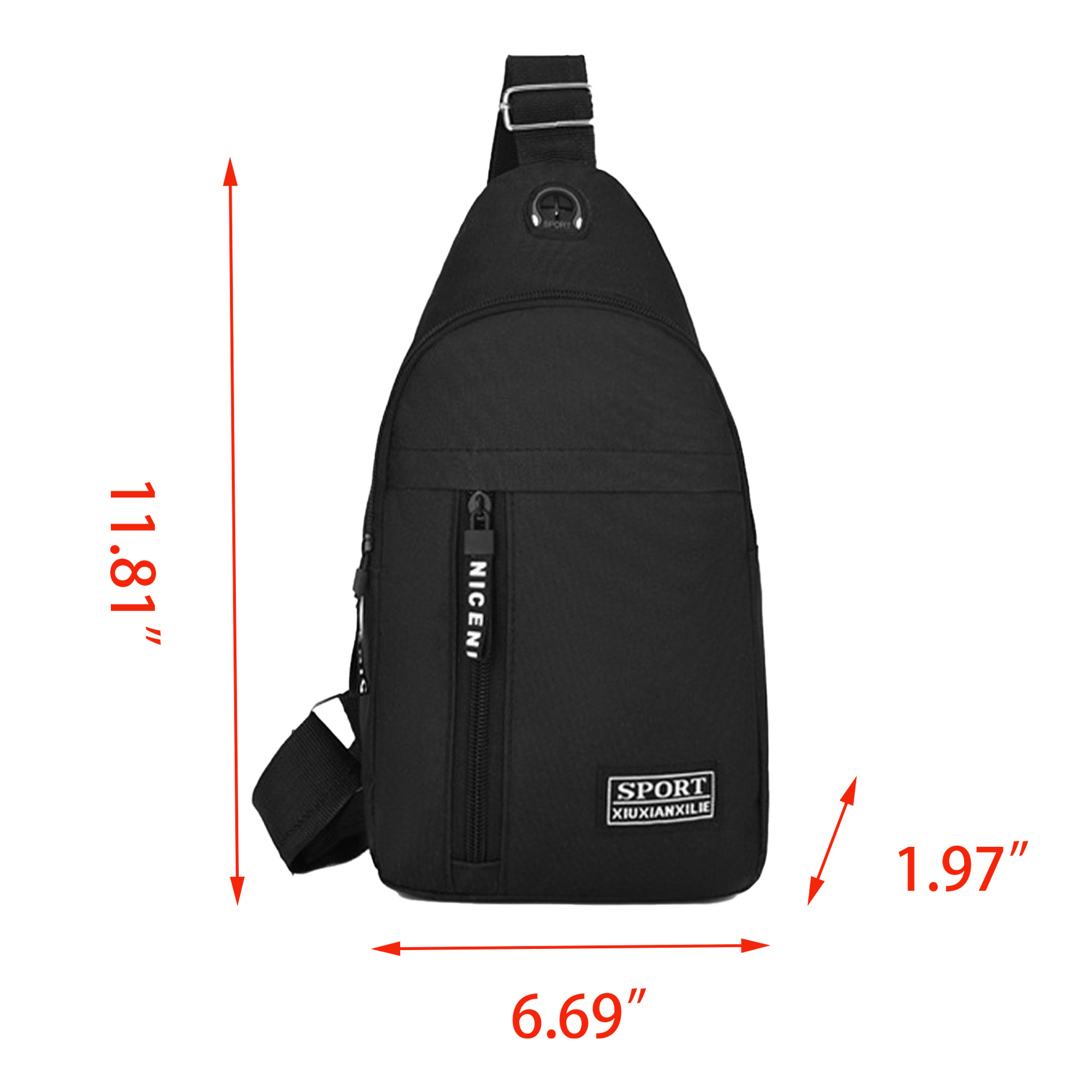 Sling Travel Hiking Chest Backpack MOQ 100 3