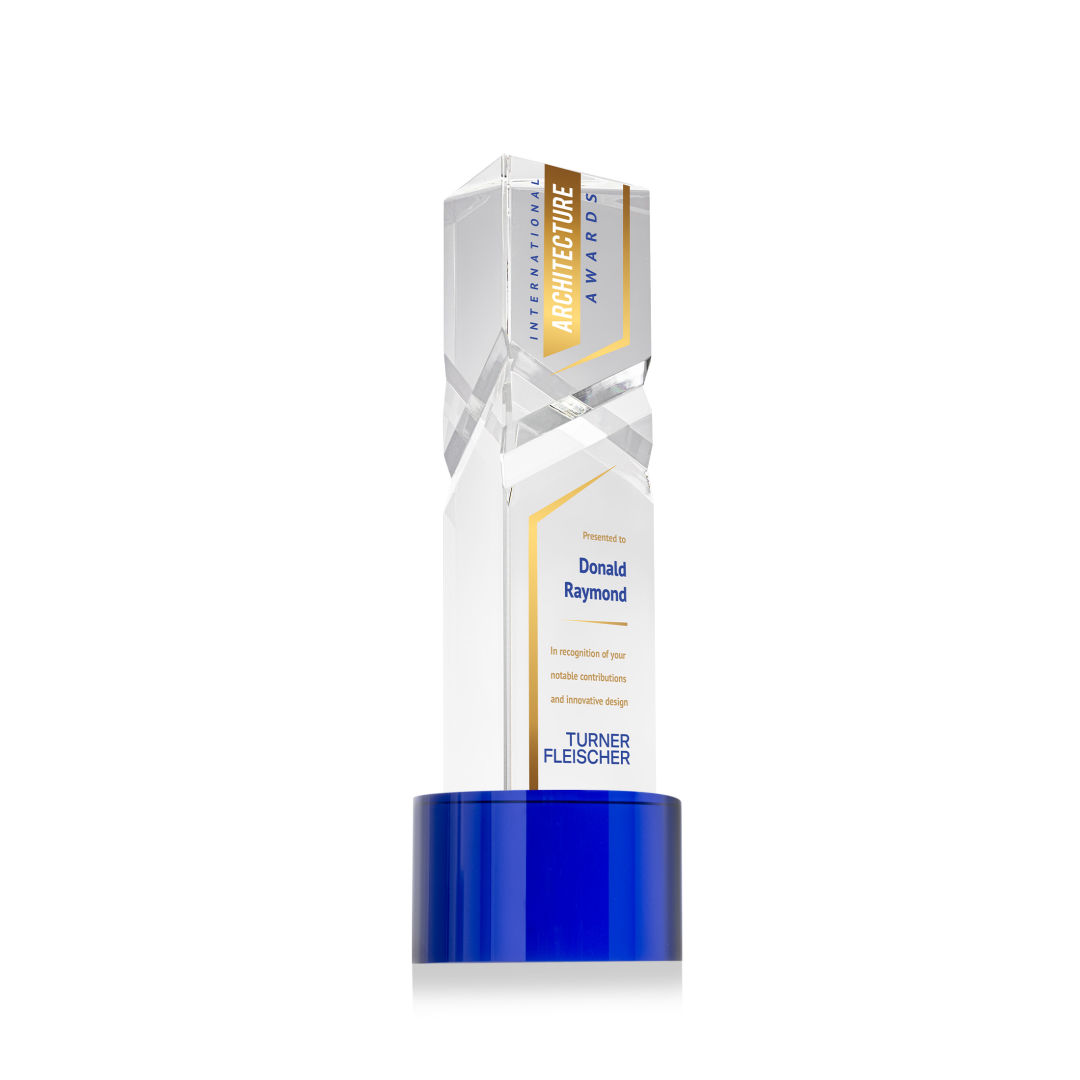 Oakham VividPrint™ Award on Marvel Base - Blue 13