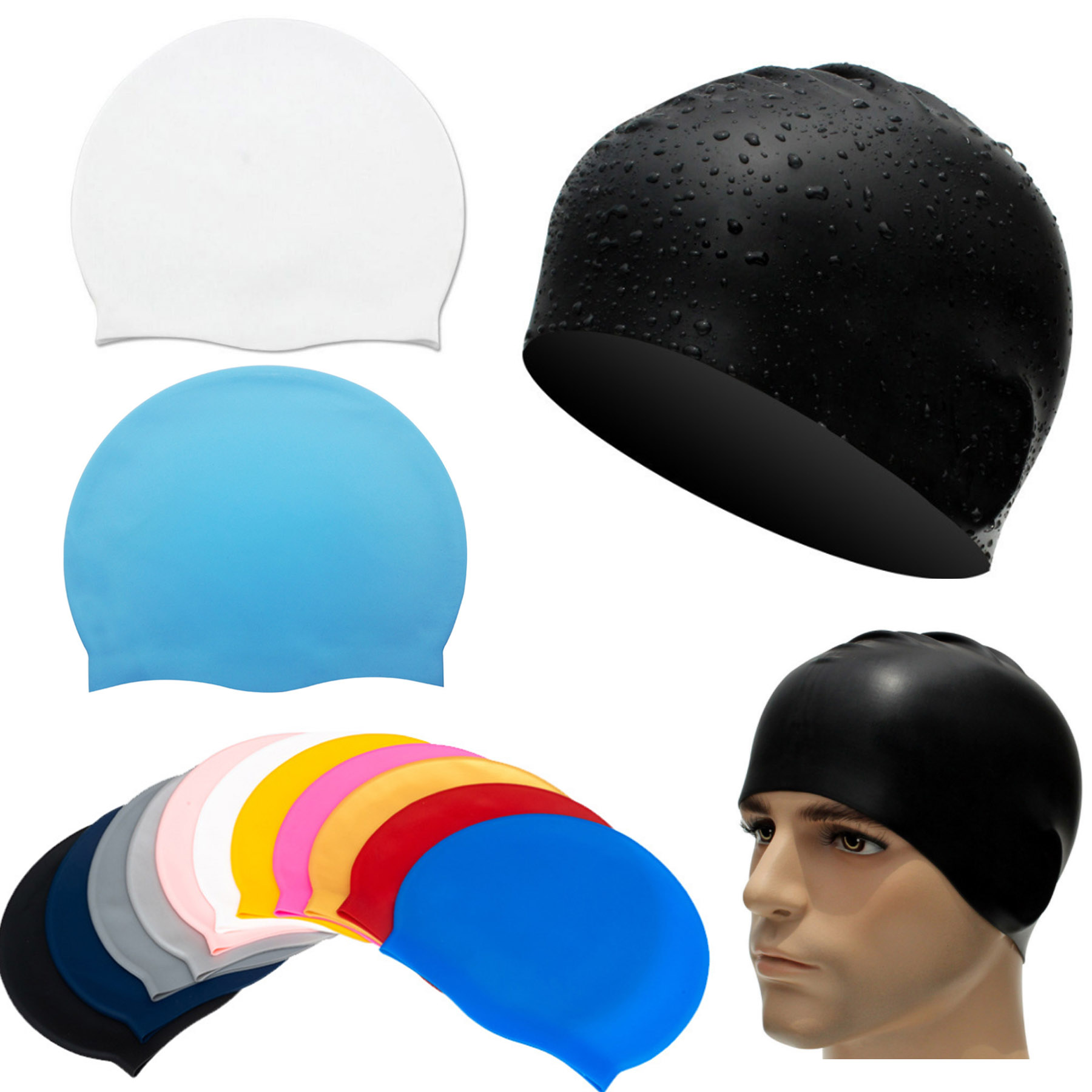 Silicone Swimming Cap 1