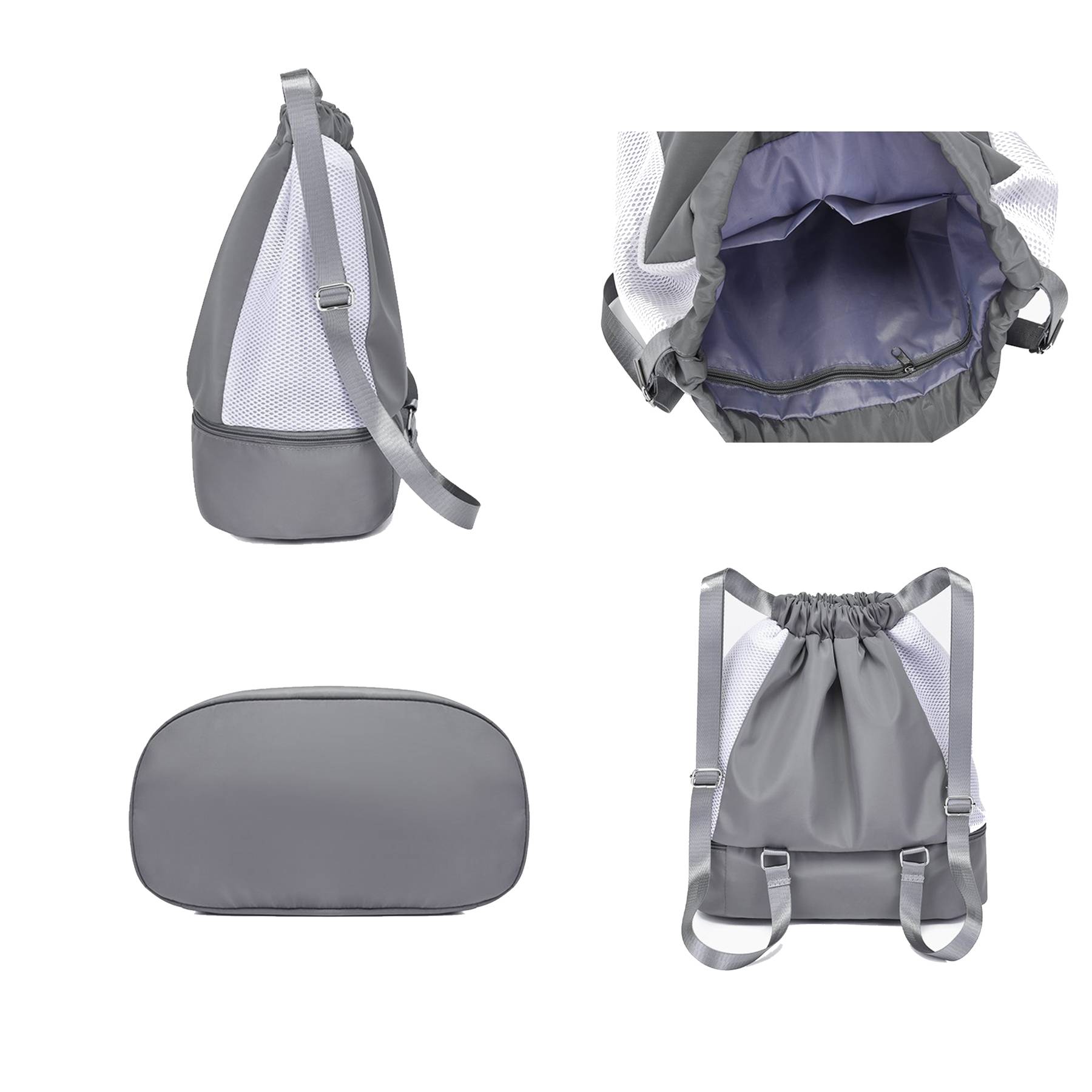 Nylon Waterproof Drawstring Backpack 8
