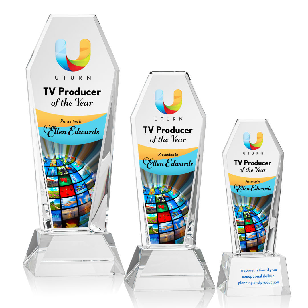 Romford VividPrint™ Award on Base - Clear 5