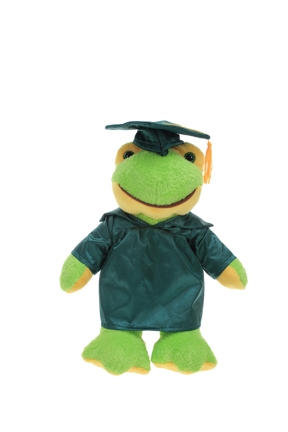 Soft Plush Frog in Graduation Cap & Gown Stuffed Animal 2