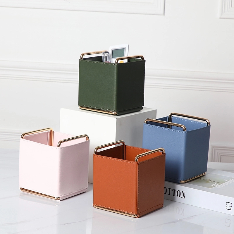 Leather multifunctional storage box 8