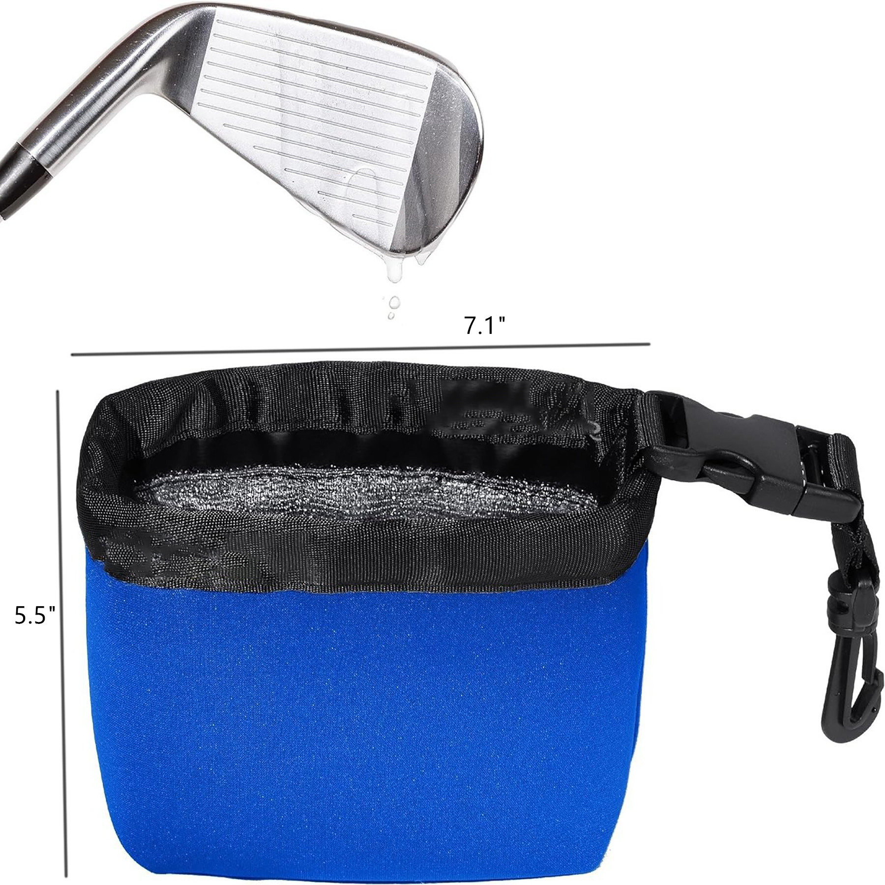 Golf Club and Golf Ball Cleaning Bag 10