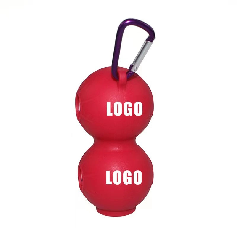 Silicone Golf Ball Holder- Double 3