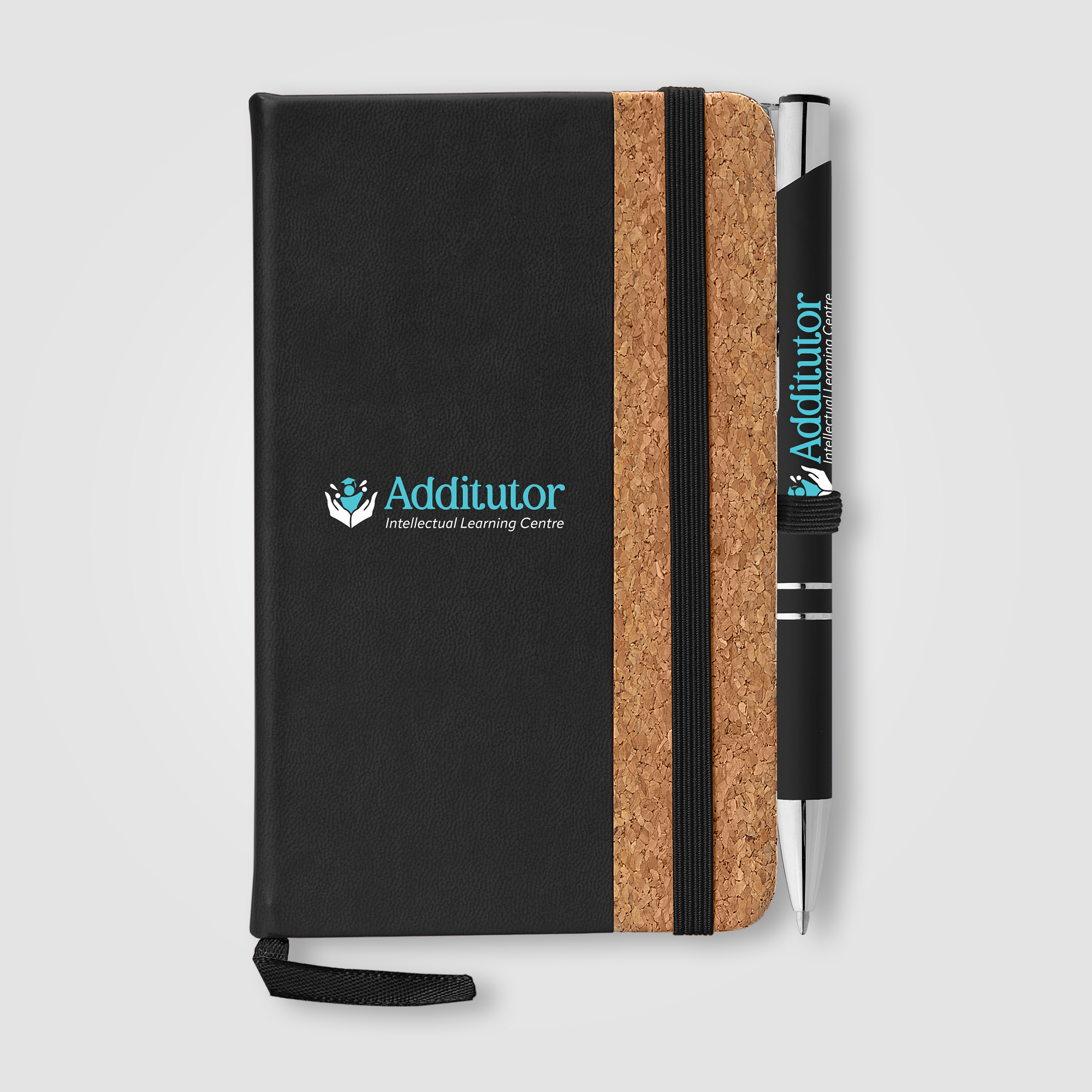 Miller Cork Notebook & Tres-Chic Pen Gift Set 4