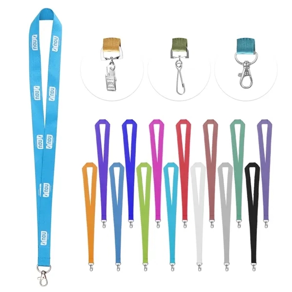 3/4" Polyester Custom Printed Lanyard 6