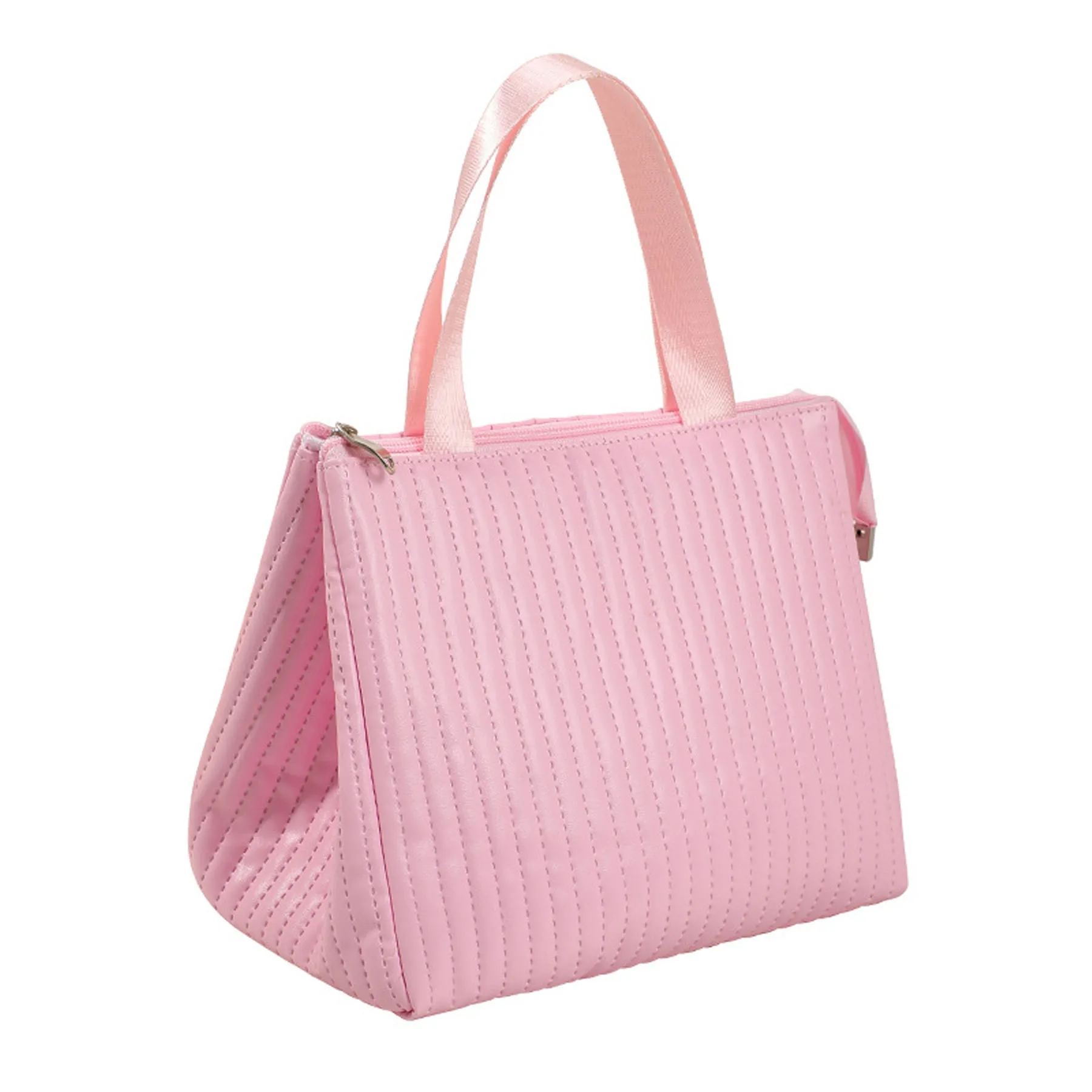 Leather Handheld Insulated Lunch Bag 5