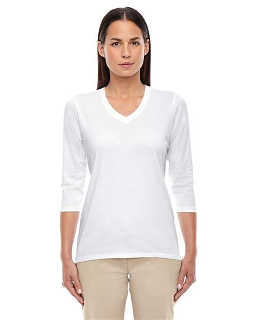 Women's Perfect Fit™ Bracelet-Length V-Neck Top - DP184W 36