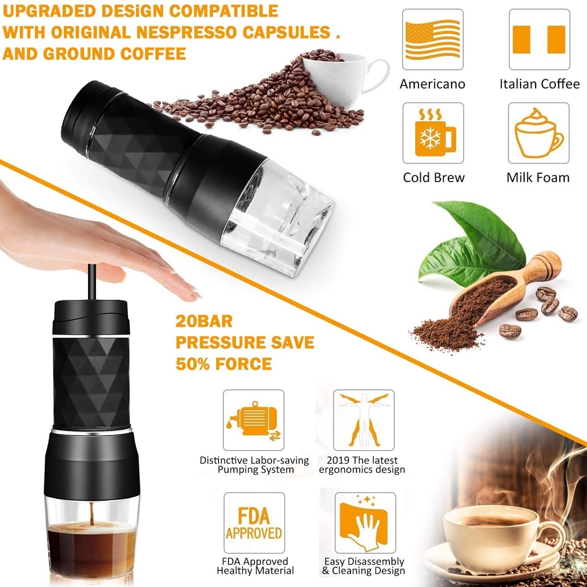 Portable Manual Espresso Machine 2