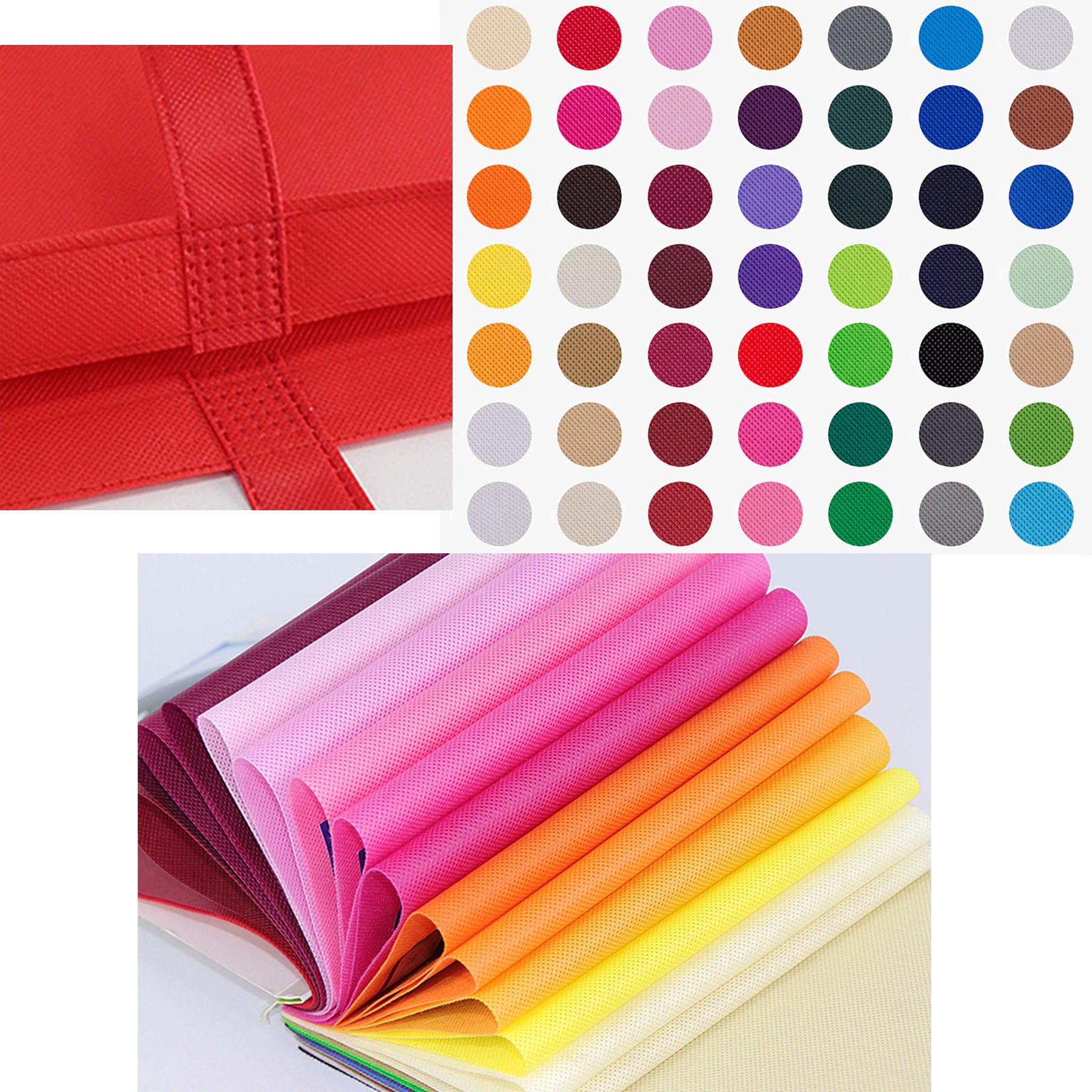 Non-Woven Tote Bags Reusable Gift Bags Party Bags Treat Bags 2