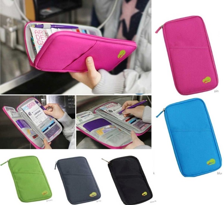 5"*10"*4/5" Multifunction Pocket,Passport Bag, Card Bag,Paperwork Bag. 2