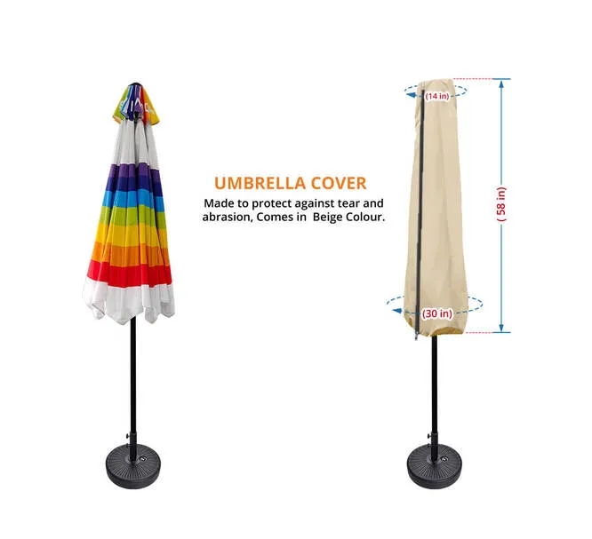 Custom Market Umbrella 8.58Ft Diameter 2