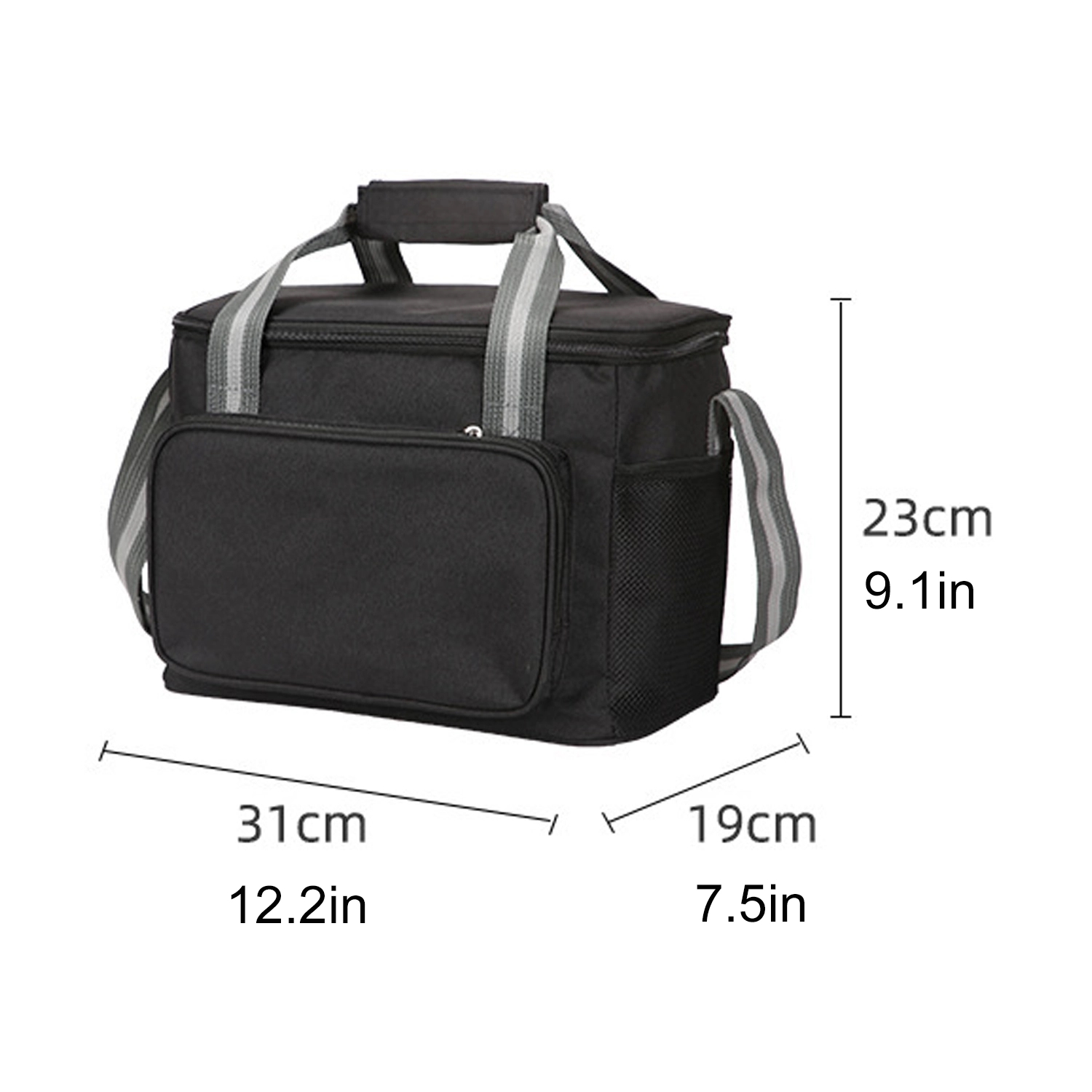 15L Portable Thermal Insulation Bag Lunch Cooler Tote 6